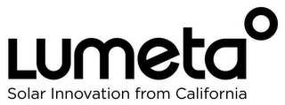 LUMETA SOLAR INNOVATION FROM CALIFORNIA