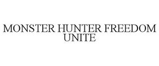 MONSTER HUNTER FREEDOM UNITE