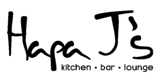 HAPA J'S KITCHEN · BAR · LOUNGE