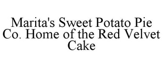 MARITA'S SWEET POTATO PIE CO. HOME OF THE RED VELVET CAKE