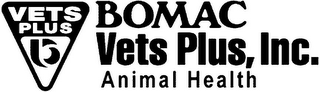 VETS PLUS B BOMAC VETS PLUS, INC. ANIMAL HEALTH