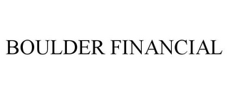 BOULDER FINANCIAL