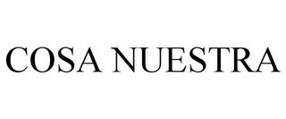 COSA NUESTRA
