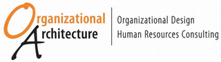 ORGANIZATIONAL ARCHITECTURE ORGANIZATIONAL DESIGN HUMAN RESOURCES CONSULTING