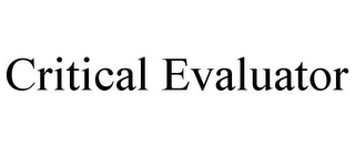 CRITICAL EVALUATOR