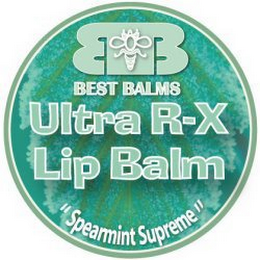 ULTRA R-X LIP BALM "SPEARMINT SUPREME" BB BEST BALMS