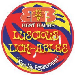 LUSCIOUS LICK-ABLES "KISS MY PEPPERMINT" BB BEST BALMS