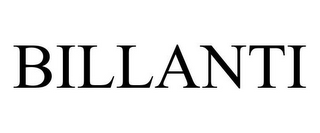 BILLANTI