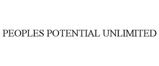 PEOPLES POTENTIAL UNLIMITED