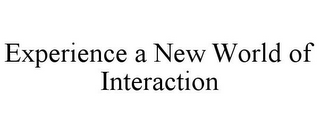 EXPERIENCE A NEW WORLD OF INTERACTION