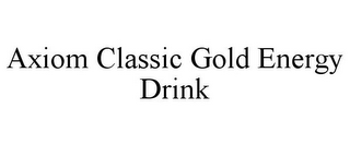 AXIOM CLASSIC GOLD ENERGY DRINK