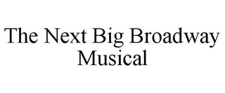 THE NEXT BIG BROADWAY MUSICAL