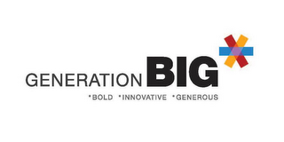 GENERATION BIG *BOLD *INNOVATIVE *GENEROUS