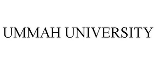 UMMAH UNIVERSITY