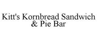 KITT'S KORNBREAD SANDWICH & PIE BAR