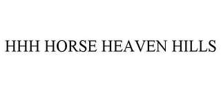 HHH HORSE HEAVEN HILLS