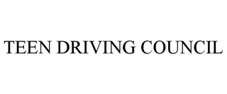 TEEN DRIVING COUNCIL