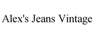 ALEX'S JEANS VINTAGE
