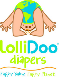 LOLLIDOO DIAPERS HAPPY BABY. HAPPY PLANET.