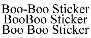 BOO-BOO STICKER BOOBOO STICKER BOO BOO STICKER