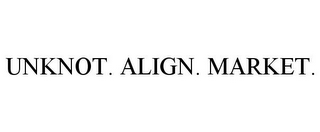 UNKNOT. ALIGN. MARKET.