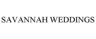 SAVANNAH WEDDINGS