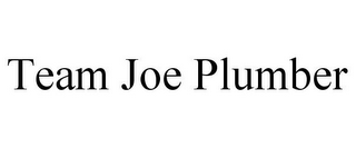 TEAM JOE PLUMBER