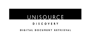 UNISOURCE DISCOVERY DIGITAL DOCUMENT RETRIEVAL