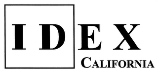 IDEX CALIFORNIA