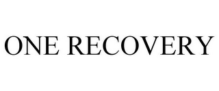 ONE RECOVERY