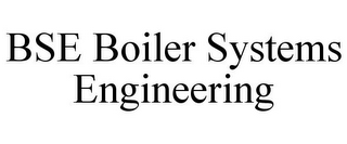 BSE BOILER SYSTEMS ENGINEERING