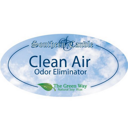 SOUTHERN CANDLE SC CLEAN AIR ODOR ELIMINATOR THE GREEN WAY NATURAL SOY WAX