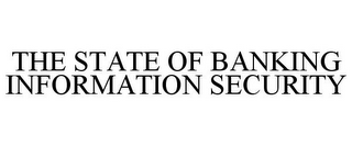 THE STATE OF BANKING INFORMATION SECURITY