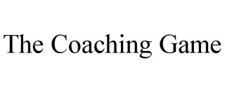 THE COACHING GAME