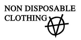 NON DISPOSABLE CLOTHING