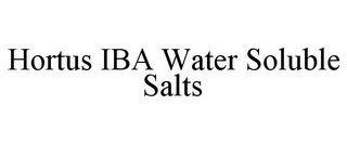 HORTUS IBA WATER SOLUBLE SALTS