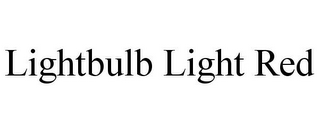 LIGHTBULB LIGHT RED