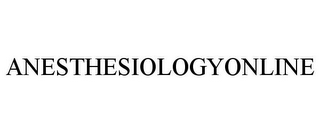 ANESTHESIOLOGYONLINE