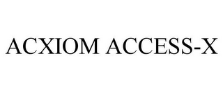 ACXIOM ACCESS-X