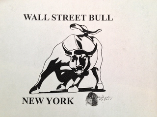 WALL STREET BULL A DIMODICA NY 2003 NEWYORK