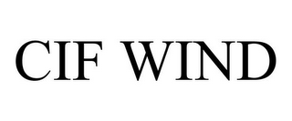 CIF WIND