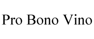 PRO BONO VINO