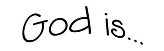 GOD IS...