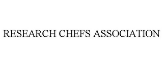 RESEARCH CHEFS ASSOCIATION