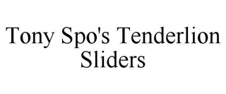 TONY SPO'S TENDERLION SLIDERS