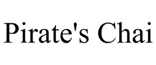 PIRATE'S CHAI