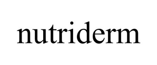 NUTRIDERM