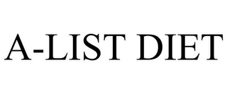 A-LIST DIET