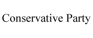 CONSERVATIVE PARTY