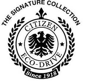 THE SIGNATURE COLLECTION CITIZEN ECO-DRIVE SINCE 1918